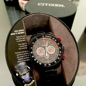 Men’s Citizen Eco-Drive. Watch. Black.